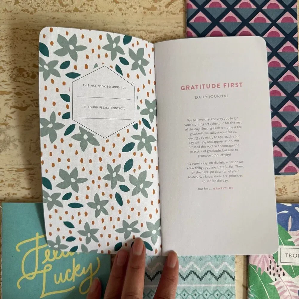 Five May Designs “skinny”notebooks- blue and green tones Travelers notebook, jou